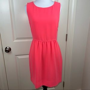 J Crew Coral Sleeveless Sheath Dress 2